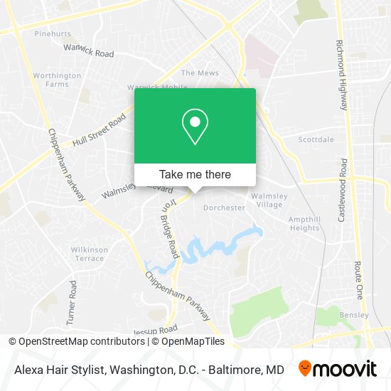 Alexa Hair Stylist map