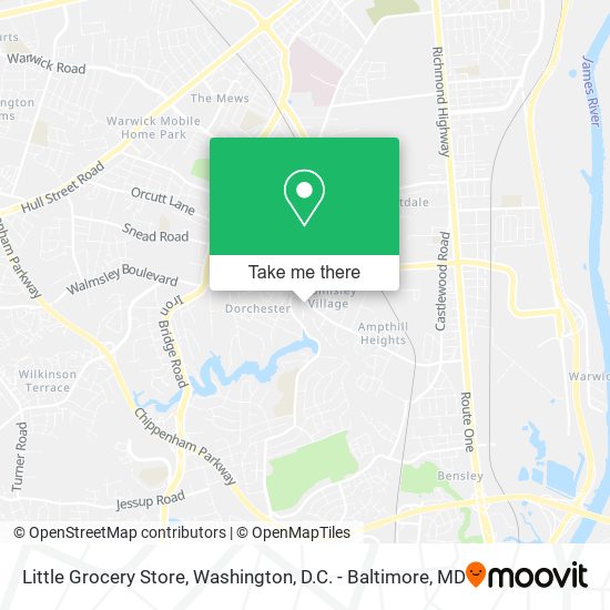 Mapa de Little Grocery Store