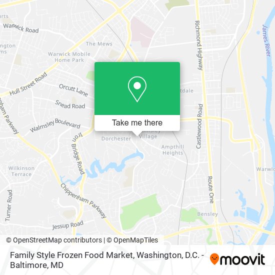 Family Style Frozen Food Market map
