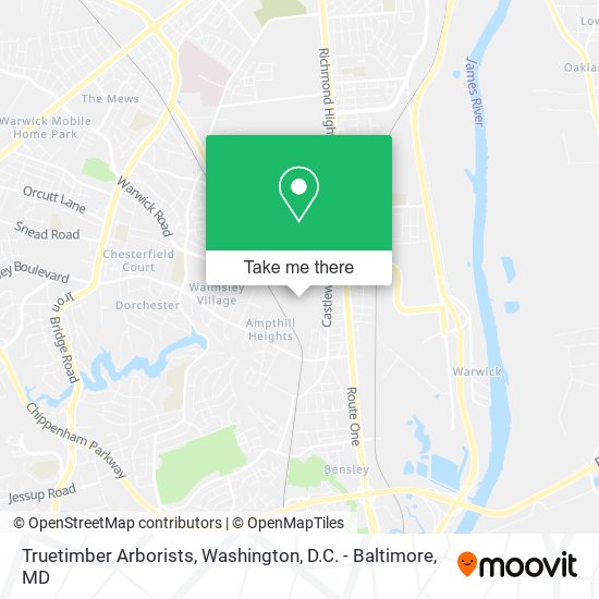 Mapa de Truetimber Arborists