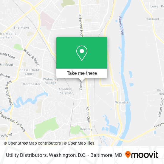 Utility Distributors map