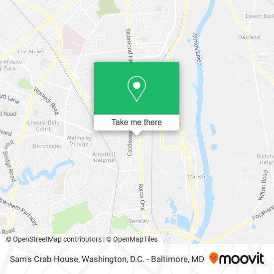 Sam's Crab House map