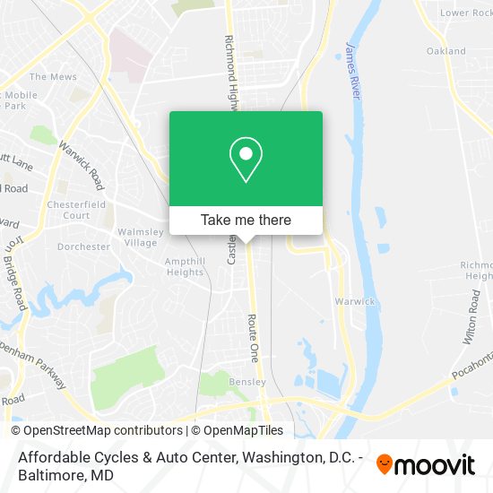 Affordable Cycles & Auto Center map