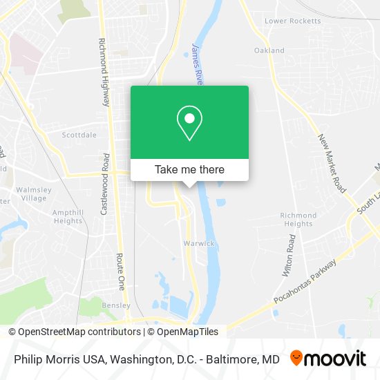 Mapa de Philip Morris USA