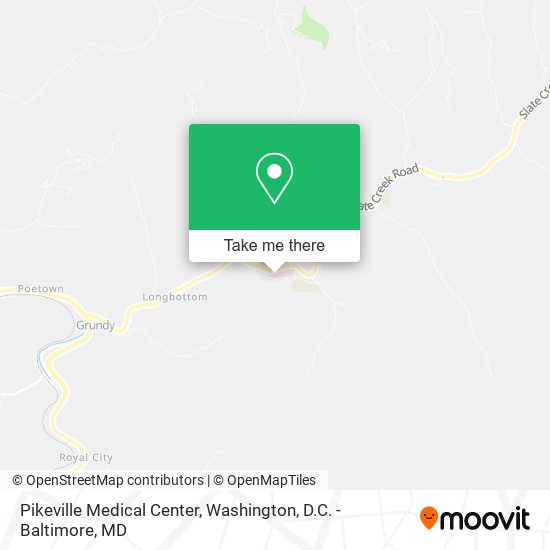Pikeville Medical Center map