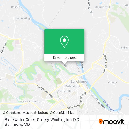 Blackwater Creek Gallery map