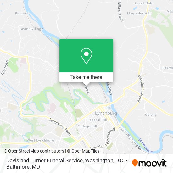 Mapa de Davis and Turner Funeral Service