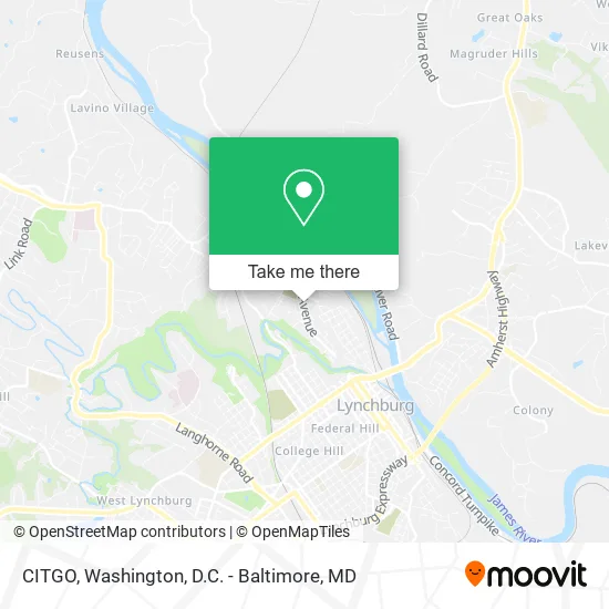 CITGO map