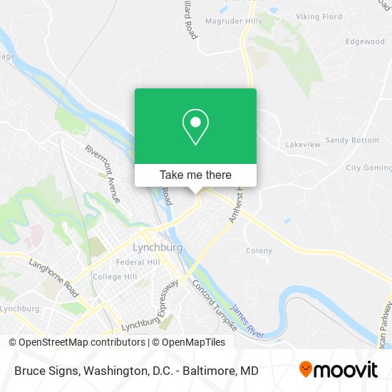 Mapa de Bruce Signs