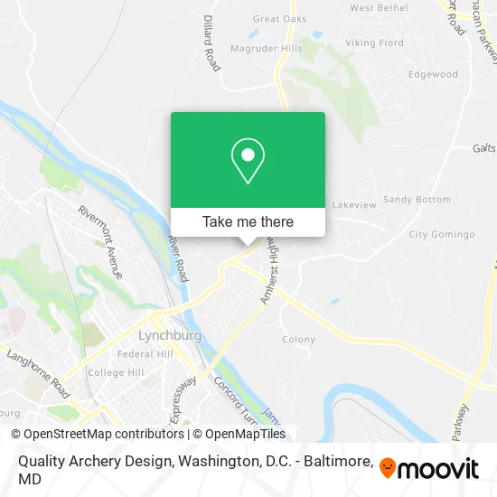 Quality Archery Design map