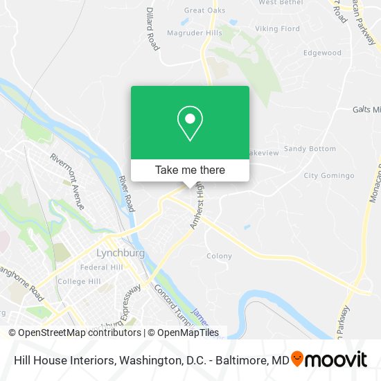 Hill House Interiors map