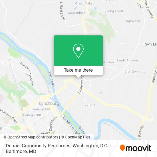 Depaul Community Resources map