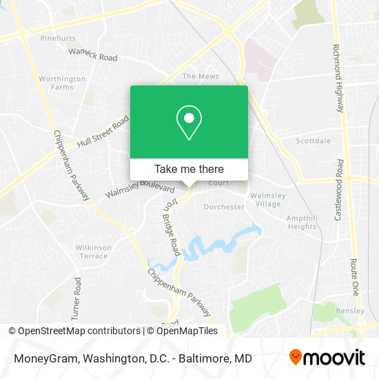MoneyGram map