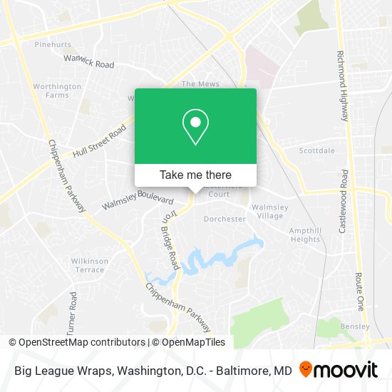 Mapa de Big League Wraps