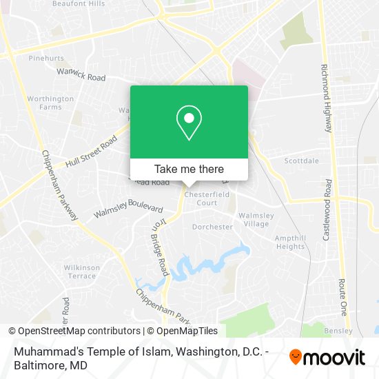 Mapa de Muhammad's Temple of Islam