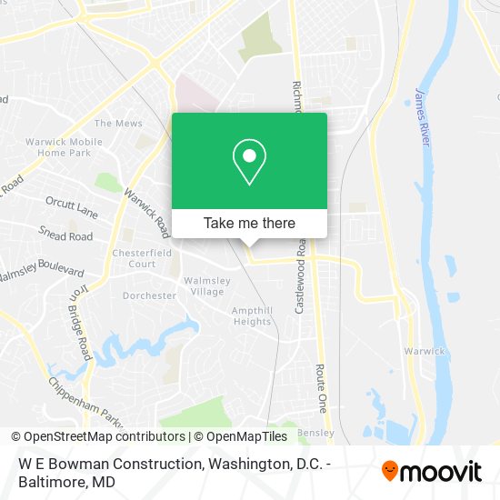 Mapa de W E Bowman Construction