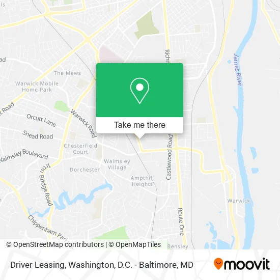 Driver Leasing map