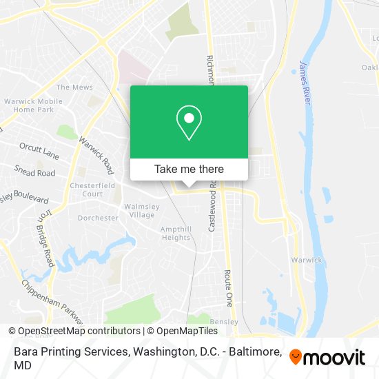 Bara Printing Services map