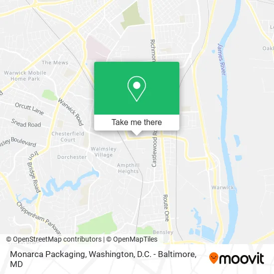 Monarca Packaging map