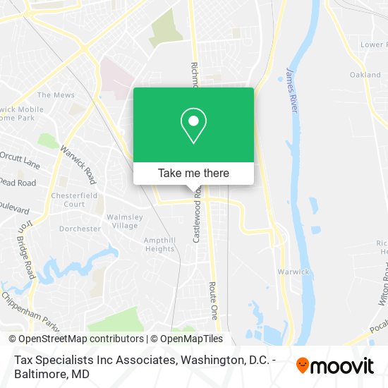 Mapa de Tax Specialists Inc Associates