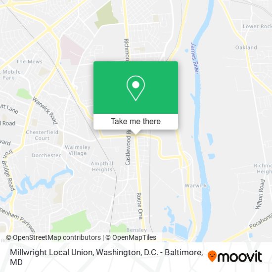 Mapa de Millwright Local Union