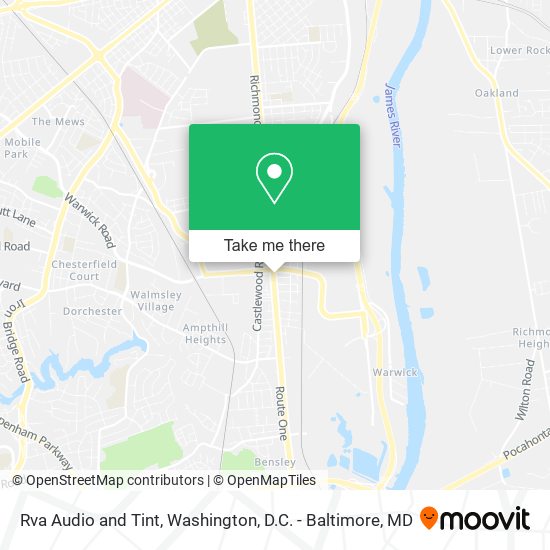 Rva Audio and Tint map