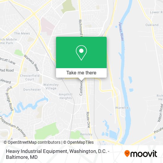 Heavy Industrial Equipment map