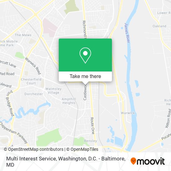 Multi Interest Service map