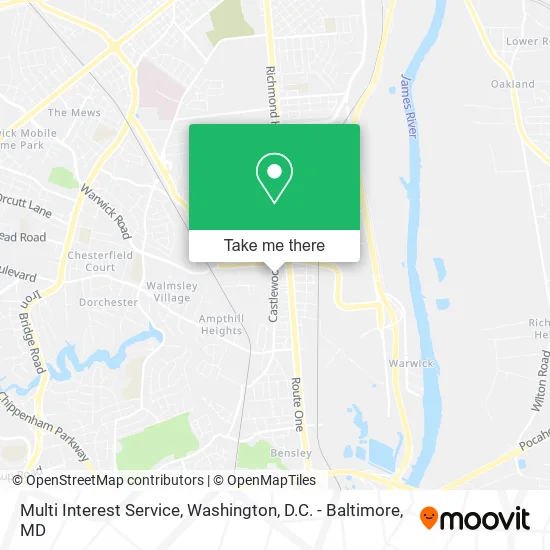Multi Interest Service map
