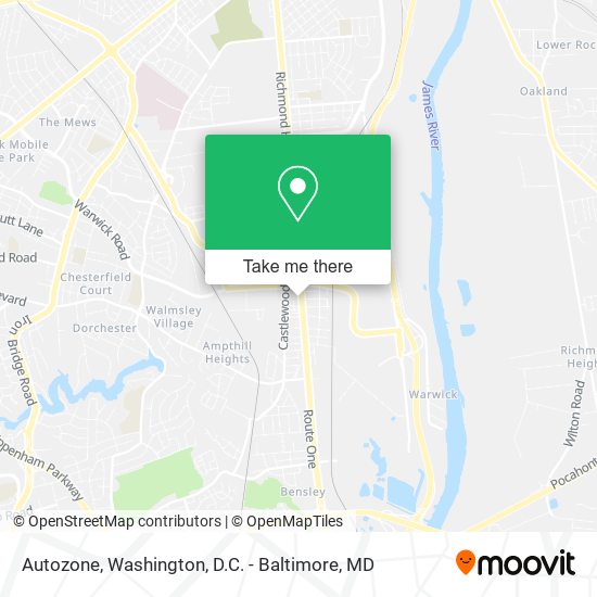 Autozone map