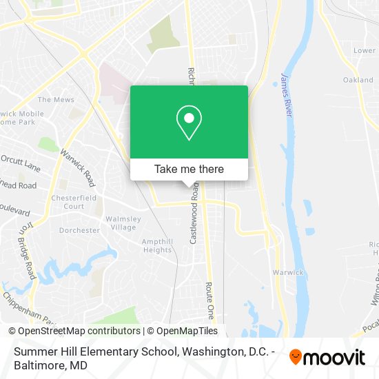 Summer Hill Elementary School map
