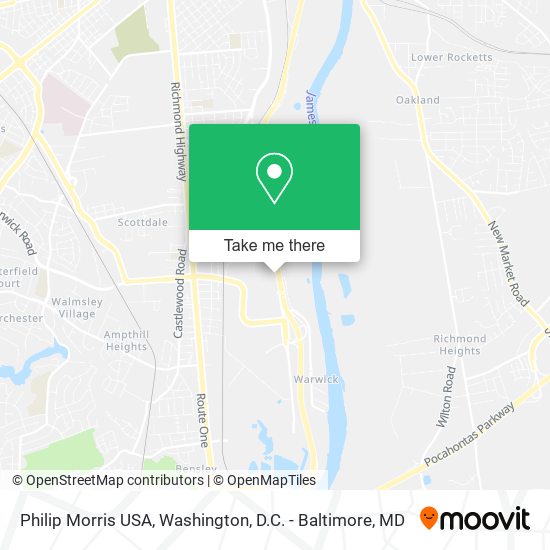 Mapa de Philip Morris USA