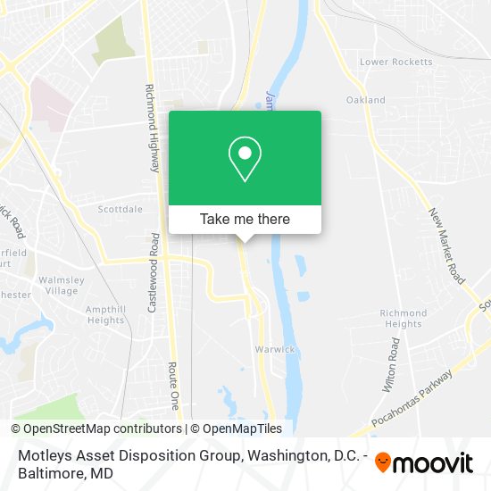 Motleys Asset Disposition Group map