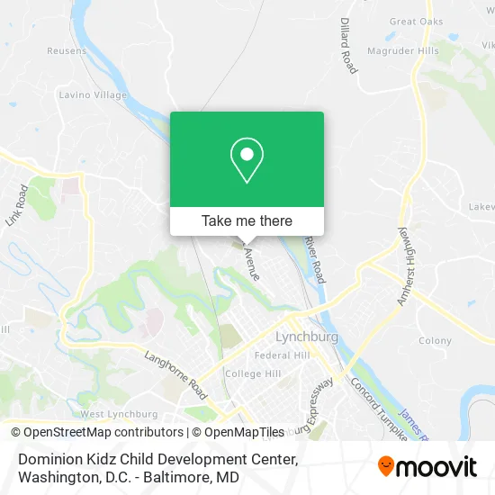 Mapa de Dominion Kidz Child Development Center