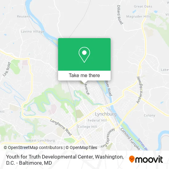 Youth for Truth Developmental Center map
