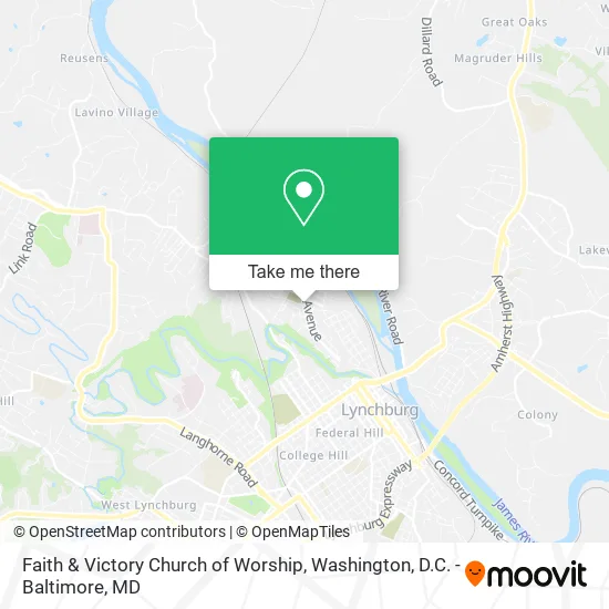 Faith & Victory Church of Worship map