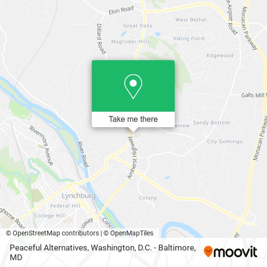 Peaceful Alternatives map