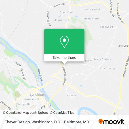 Thayer Design map
