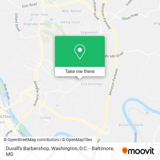 Mapa de Duvall's Barbershop