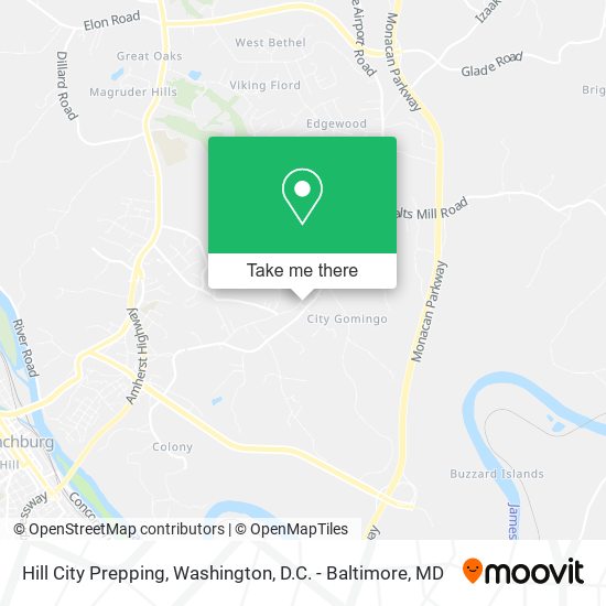 Hill City Prepping map