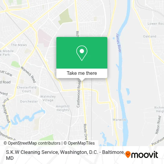 S.K.W Cleaning Service map
