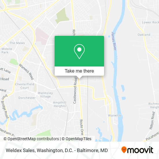 Weldex Sales map
