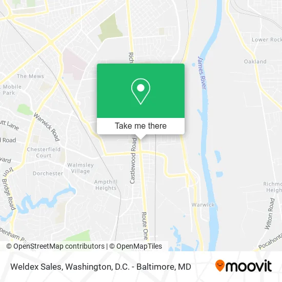 Weldex Sales map