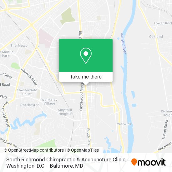 Mapa de South Richmond Chiropractic & Acupuncture Clinic