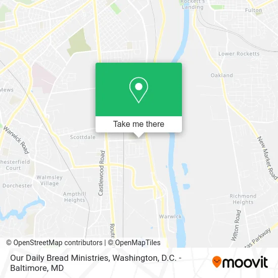 Our Daily Bread Ministries map