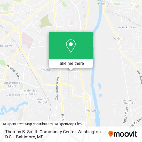 Thomas B. Smith Community Center map