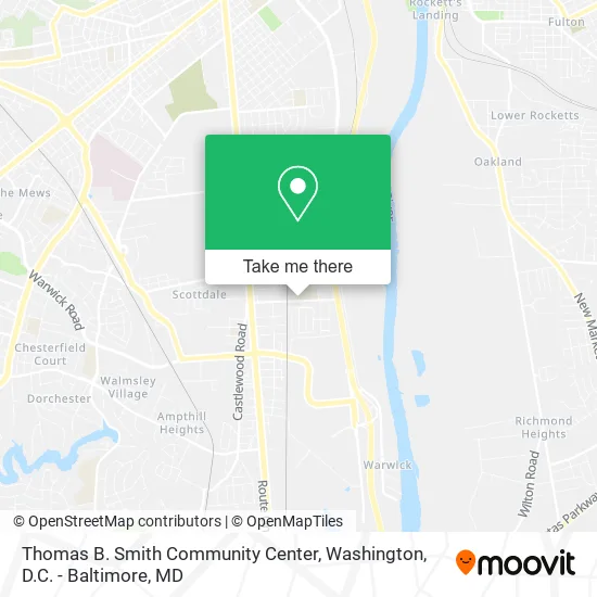 Thomas B. Smith Community Center map