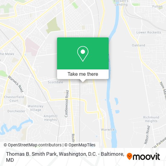 Thomas B. Smith Park map