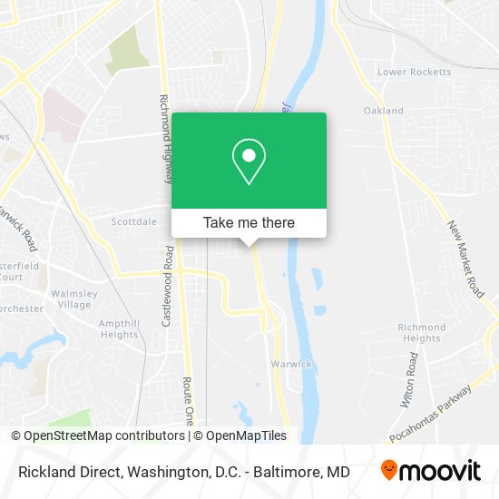 Rickland Direct map