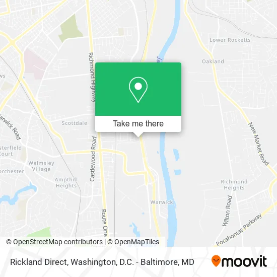 Rickland Direct map